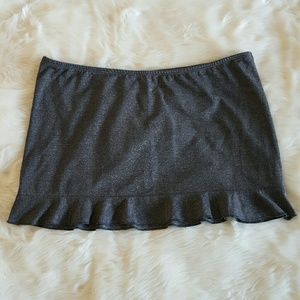 Free People Metallic Shimmer Skirt